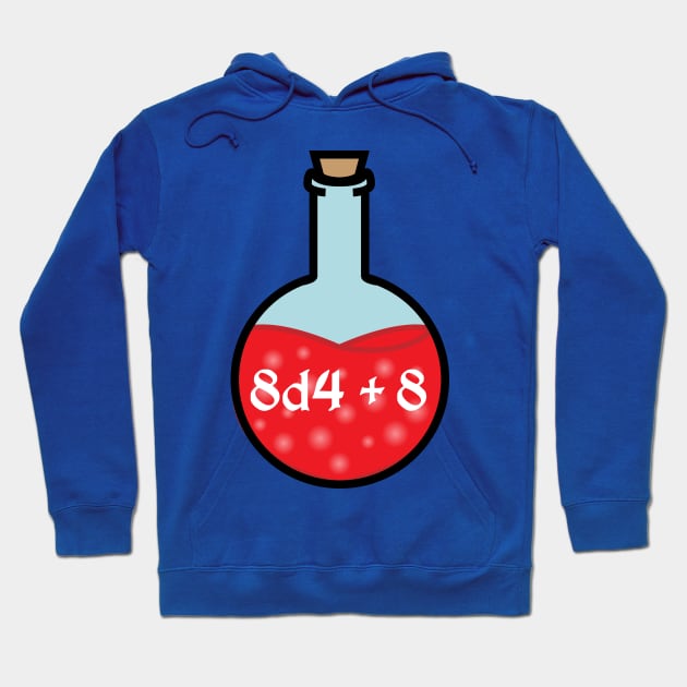 DIY Single Superior Health Potions for Tabletop Board Games Sticker Hoodie by GorsskyVlogs